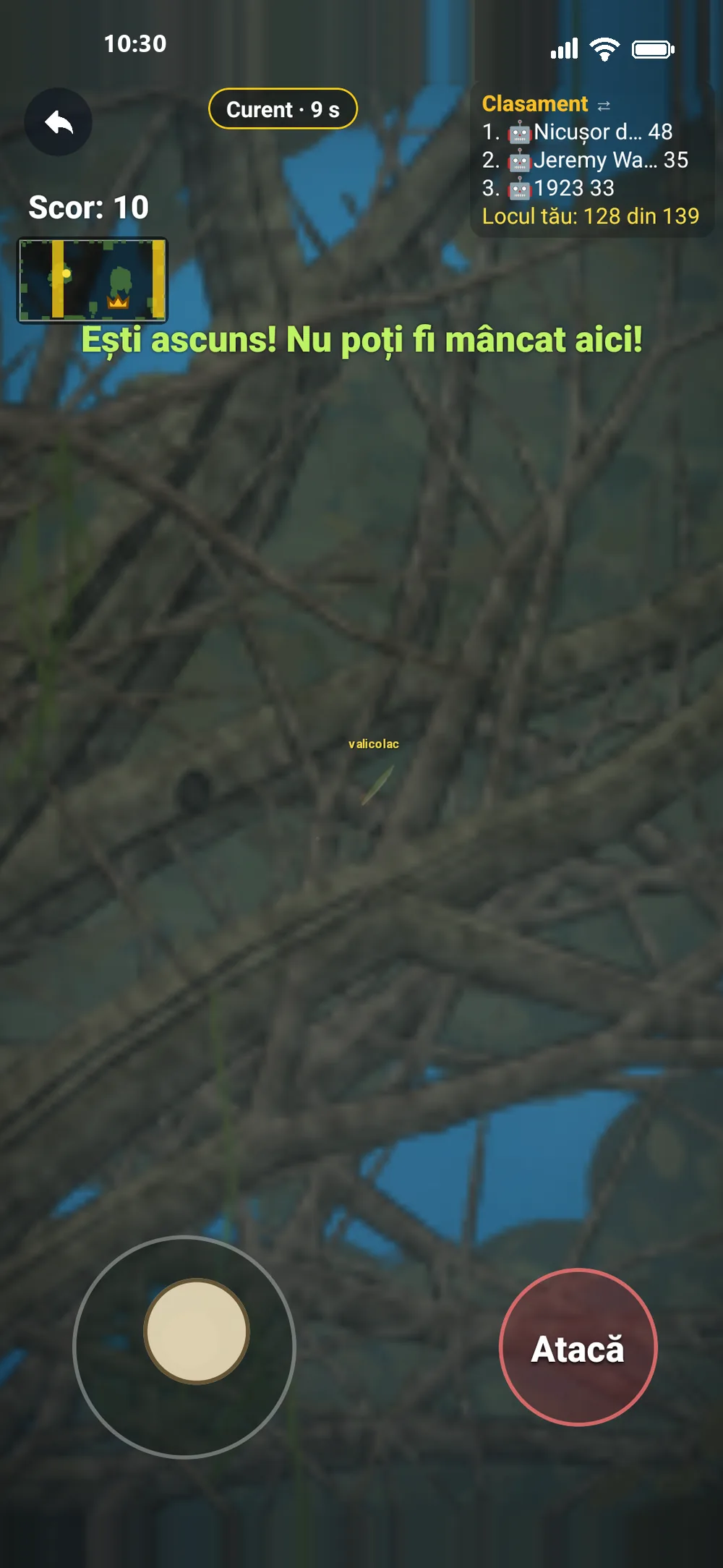 Evenimentul „Curentul braconierilor” în Răpitori, varianta multiplayer online